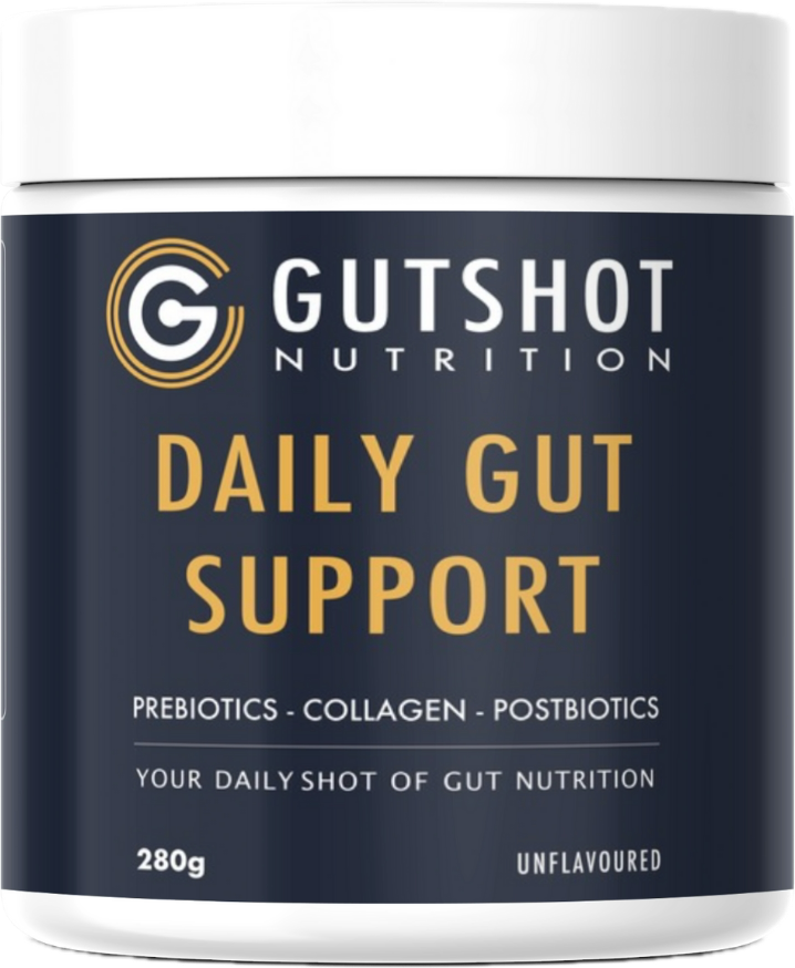 Gutshot Nutrition daily microbiome blend bottle
